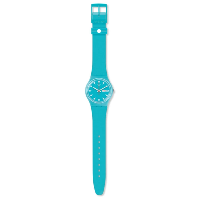 ΡΟΛΟΙ SWATCH  GL700  SWATCH Venice Beach Blue Silicone Strap