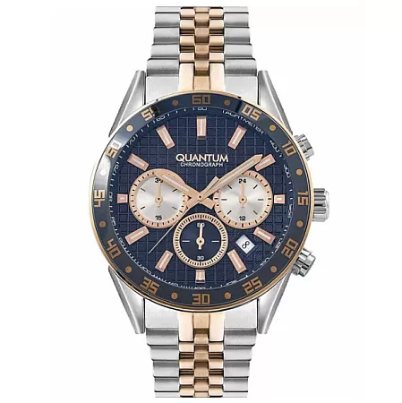 ΡΟΛΟΙ QUANTUM  PWG948.590 QUANTUM Chronograph Two Tone Stainless Steel Bracelet