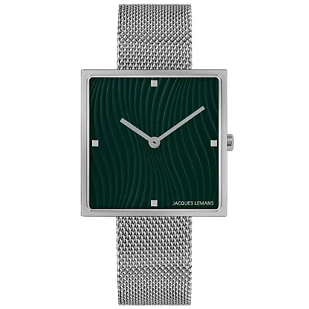 Ρολόι Jacques LEMANS 1-2094A Jacques LEMANS Design Silver Stainless Steel Bracelet