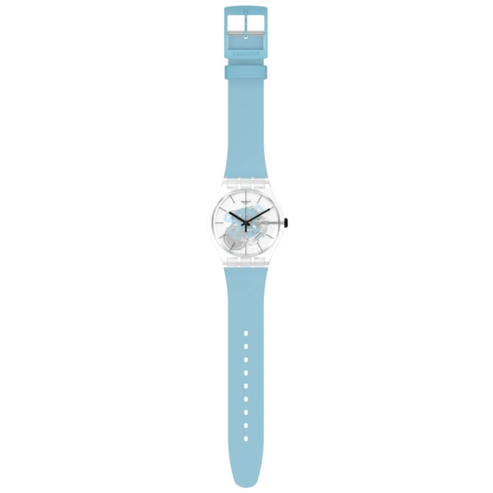 ΡΟΛΟΙ SWATCH  SO29K105 SWATCH Blue Daze Blue Silicone Strap