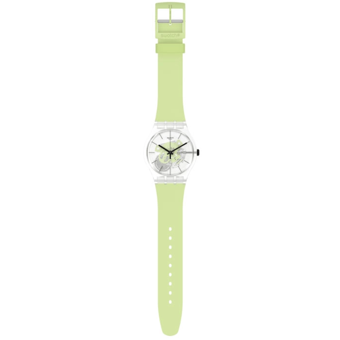 ΡΟΛΟΙ SWATCH  SO29K106 SWATCH Green Daze Green Silicone Strap