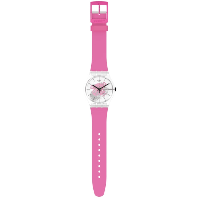 ΡΟΛΟΙ SWATCH  SO29K107 SWATCH Pink Daze Pink Silicone Strap