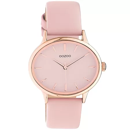ΡΟΛΟΙ OOZOO  C10941 OOZOO Timepieces Pink Leather Strap