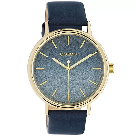ΡΟΛΟΙ OOZOO  C10938 OOZOO Timepieces Blue Leather Strap