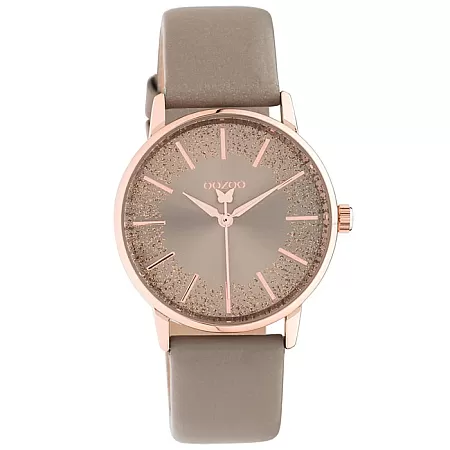 ΡΟΛΟΙ OOZOO  C10933 OOZOO Timepieces Brown Leather Strap