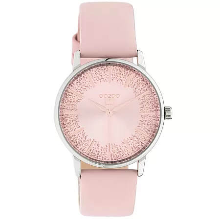 ΡΟΛΟΙ OOZOO  C10932 OOZOO Timepieces Pink Leather Strap