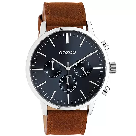 ΡΟΛΟΙ OOZOO  C10917 OOZOO Timepieces Brown Leather Strap