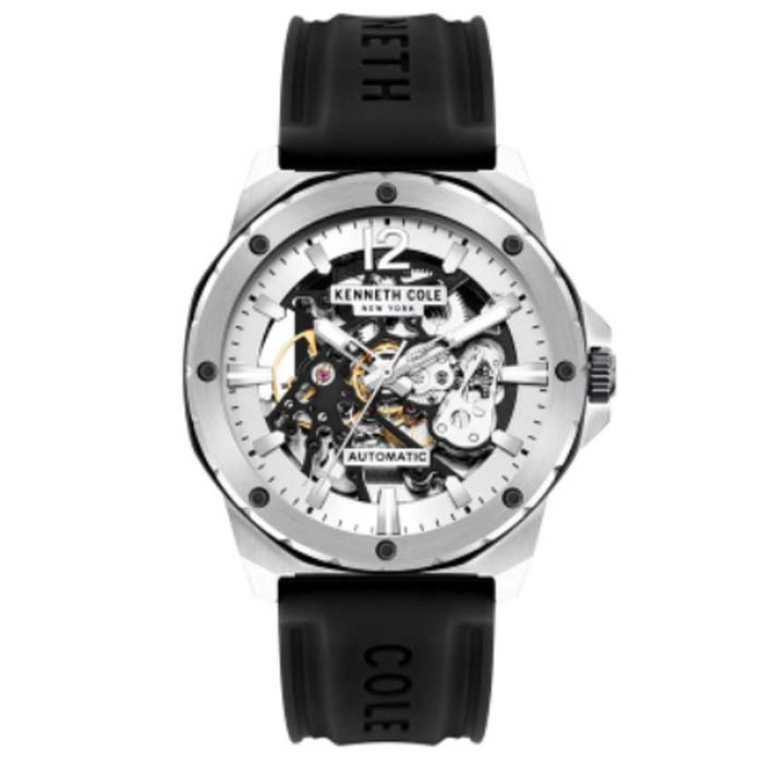 Ρολόι KENNETH COLE  KCWGR2104203 KENNETH COLE Modern Casual Automatic Black Silicone Strap
