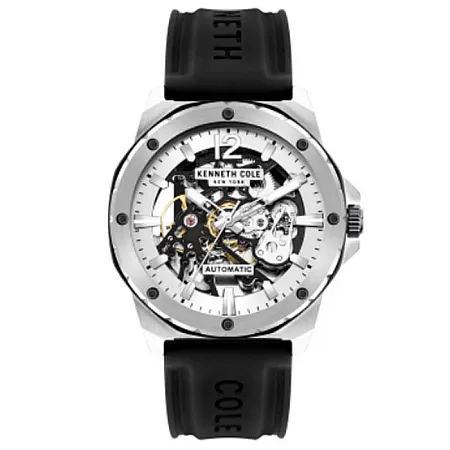 Ρολόι KENNETH COLE  KCWGR2104203 KENNETH COLE Modern Casual Automatic Black Silicone Strap