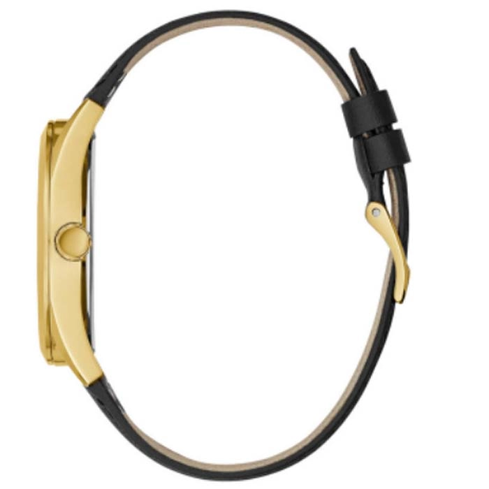 ΡΟΛΟΙ GUESS  GW0389G2 GUESS Tailor Black Leather Strap