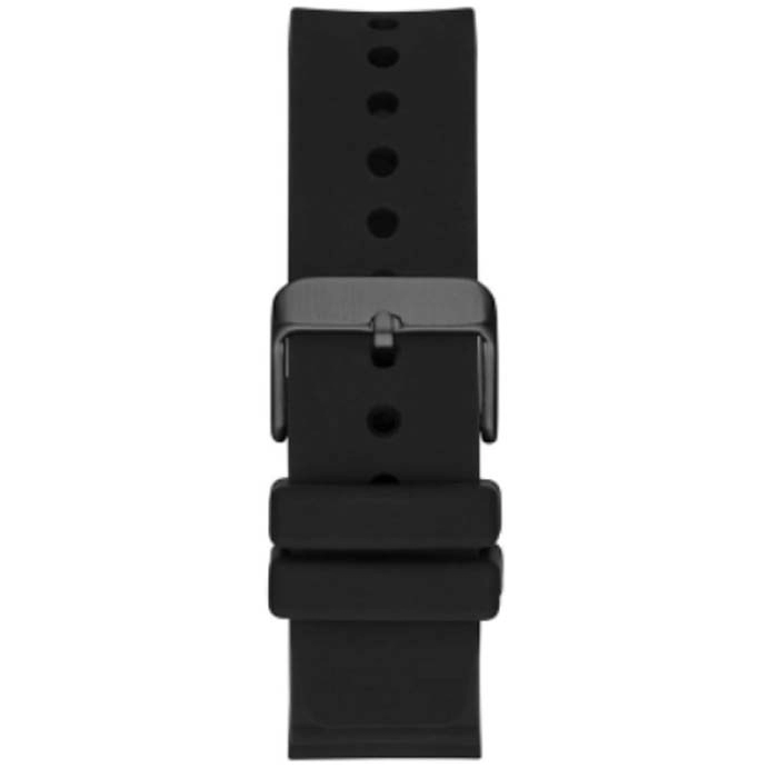 ΡΟΛΟΙ GUESS  GW0420G3 GUESS Mens Black Rubber Strap