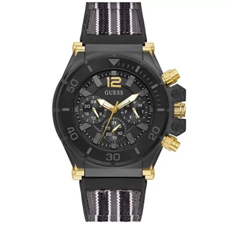ΡΟΛΟΙ GUESS  GW0415G3 GUESS Pilot Two Tone Leather Strap