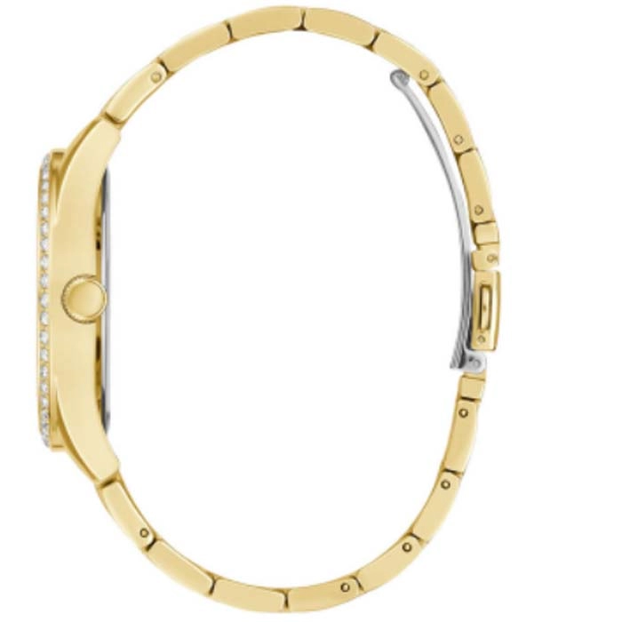 ΡΟΛΟΙ GUESS   GW0380L2 GUESS Be Loved Crystals Gold Stainless Steel Bracelet