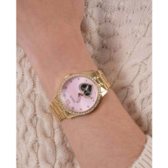 ΡΟΛΟΙ GUESS   GW0380L2 GUESS Be Loved Crystals Gold Stainless Steel Bracelet