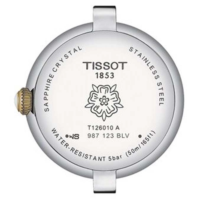 ΡΟΛΟΙ TISSOT  T1260102201300 TISSOT T-Lady Belissima Two Tone Stainless Steel Bracelet