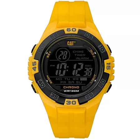 ΡΟΛΟΙ CATERPILLAR OC14727147 CATERPILLAR Digimax Chronograph Yellow Silicone Strap