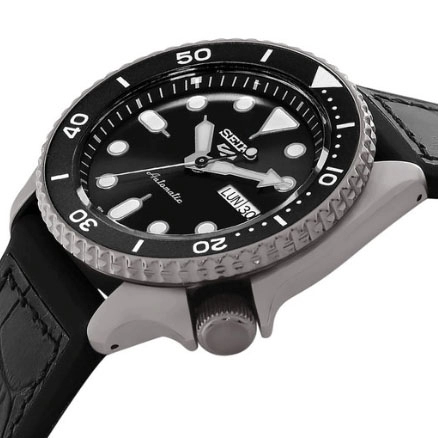ΡΟΛΟΙ SEIKO SRPD65K3 SEIKO 5 Sports Automatic Black Silicone Strap