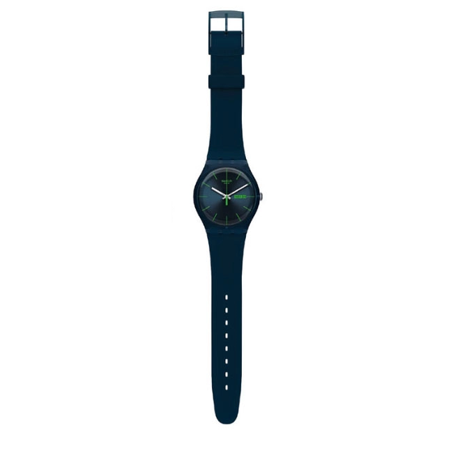 ΡΟΛΟΙ SWATCH  SUON700 SWATCH Blue Rebel Blue Rubber Strap