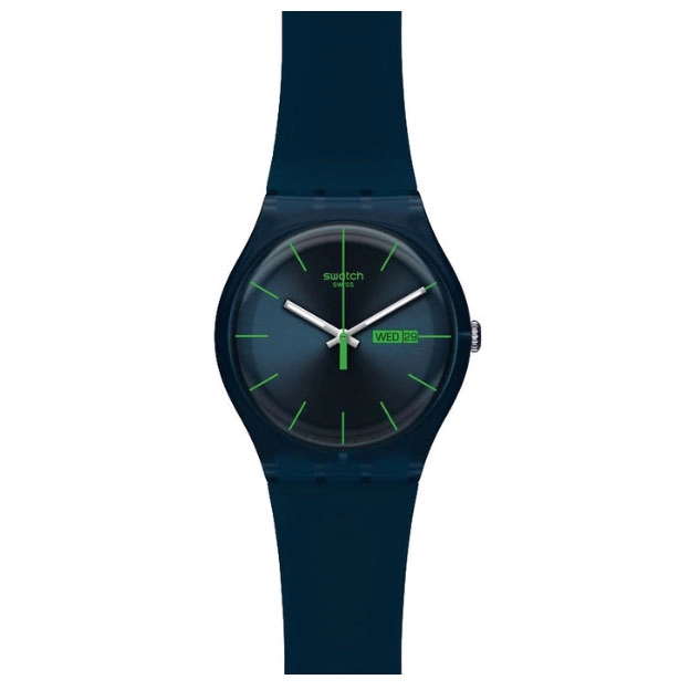 ΡΟΛΟΙ SWATCH  SUON700 SWATCH Blue Rebel Blue Rubber Strap