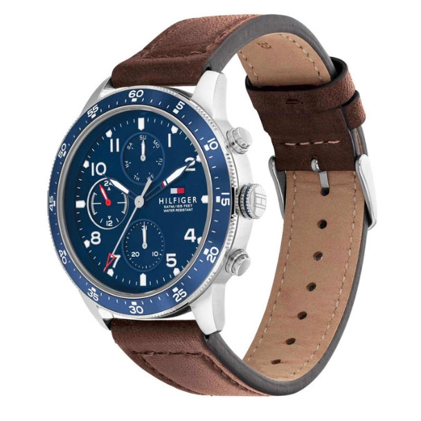 ΡΟΛΟΙ TOMMY HILFIGER 1791946 Tommy HILFIGER Casual Brown Leather Strap