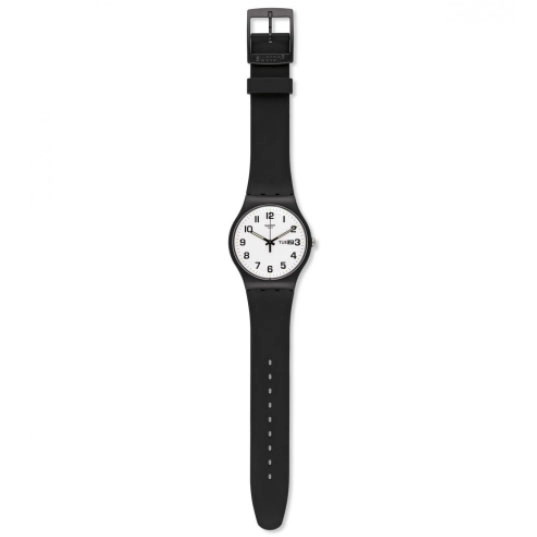 ΡΟΛΟΙ SWATCH  SUOB705 SWATCH Twice Again Black Silicone Strap