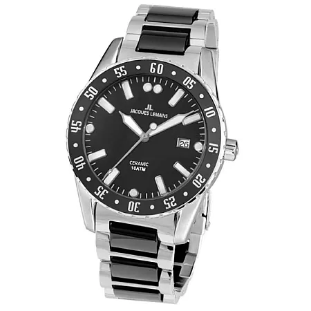 Ρολόι Jacques 42-10A Jacques LEMANS Two Tone Combined Materials Bracelet