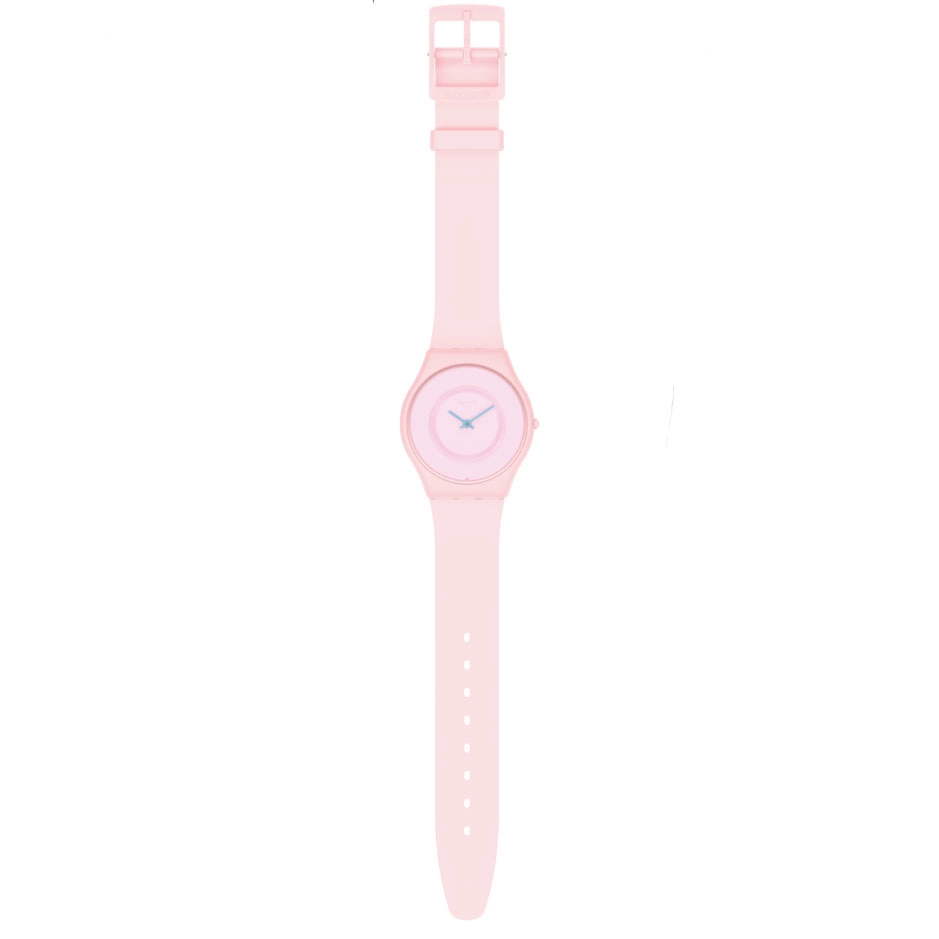 ΡΟΛΟΙ SWATCH  SS09P100 SWATCH Caricia Rosa Rose  Silicone Strap