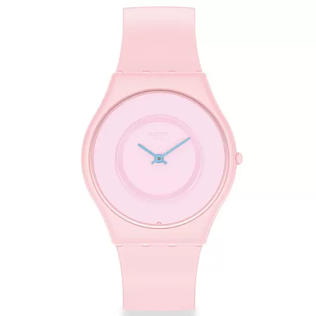 ΡΟΛΟΙ SWATCH  SS09P100 SWATCH Caricia Rosa Rose  Silicone Strap