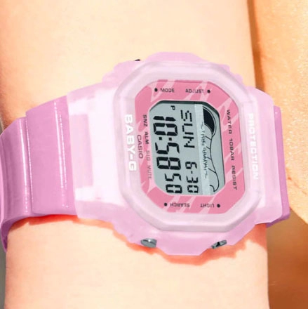 ΡΟΛΟΙ CASIO  BLX-565S-4ER CASIO Baby-G Chronograph Pink Plastic Strap
