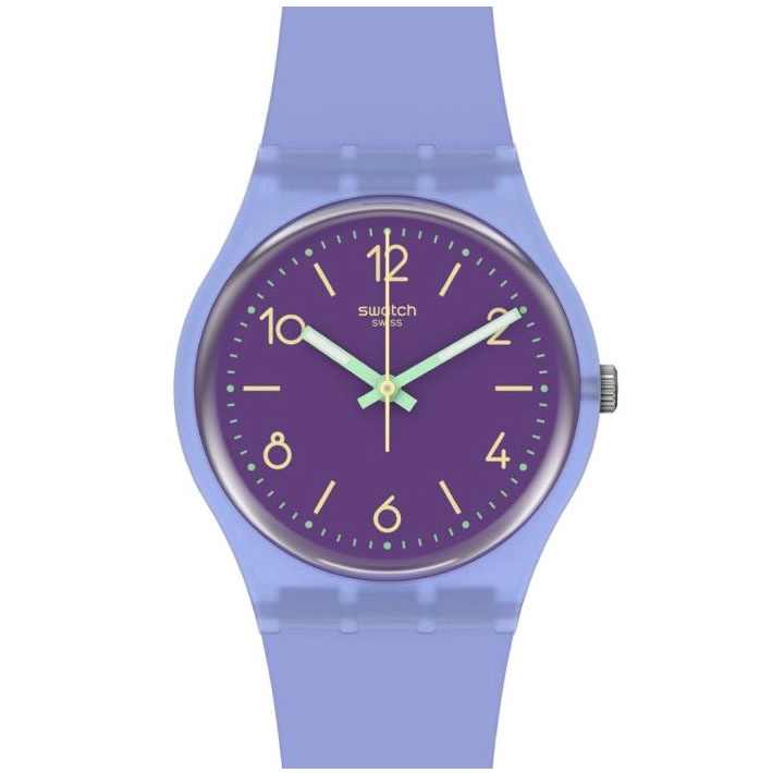 ΡΟΛΟΙ SWATCH SO28V101 SWATCH  Violet Dream Tonic Purple Silicone Strap