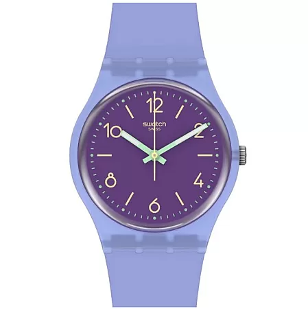 ΡΟΛΟΙ SWATCH SO28V101 SWATCH  Violet Dream Tonic Purple Silicone Strap