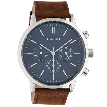 ΡΟΛΟΙ OOZOO C10540 OOZOO Timepieces Brown Leather Strap