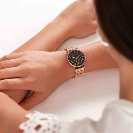 ΡΟΛΟΙ TED BAKER BKPPHS139 TED BAKER Phylipa Shine Rose Gold Stainless Steel Bracelet