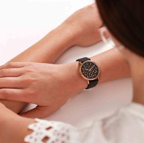 ΡΟΛΟΙ TED BAKER BKPPHS138 TED BAKER Phylipa Shine Black Leather Strap