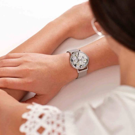 ΡΟΛΟΙ TED BAKER BKPPHS131 TED BAKER Phylipa Romance Silver Stainless Steel Bracelet