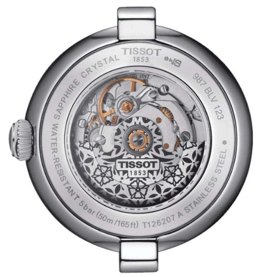 ΡΟΛΟΙ TISSOT  T1262071101300 TISSOT T-Lady Bellissima Automatic Silver Stainless Steel Bracelet
