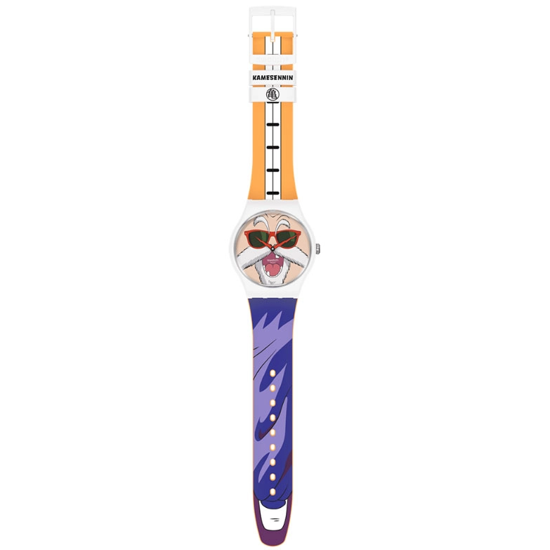 ΡΟΛΟΙ SWATCH SUOZ346 SWATCH Kamesennin X Swatch Dragonball Z Multicolor Silicone Strap