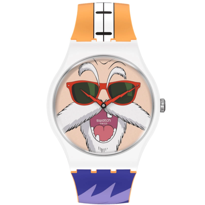 ΡΟΛΟΙ SWATCH SUOZ346 SWATCH Kamesennin X Swatch Dragonball Z Multicolor Silicone Strap
