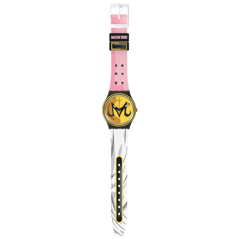 ΡΟΛΟΙ SWATCH GZ358 SWATCH Majin Buu X Swatch Dragonball Z Multicolor Silicone Strap