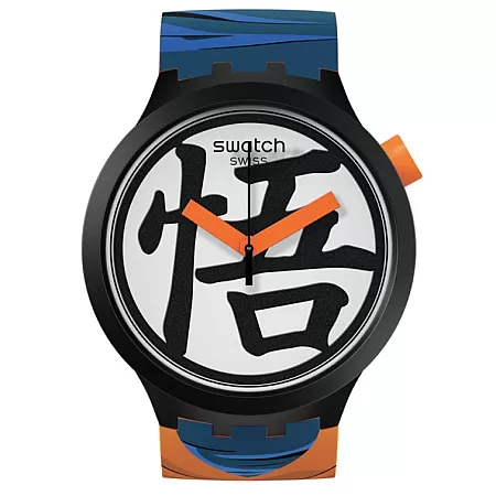 ΡΟΛΟΙ SWATCH SB01Z101 SWATCH Goku X Swatch Multicolor Silicone Strap