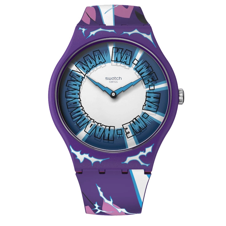 ΡΟΛΟΙ SWATCH SUOZ345 SWATCH Gohan X Swatch Dragonball Z Multicolor Silicone Strap