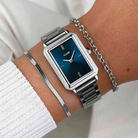 ΡΟΛΟΙ CLUSE CW11506 CLUSE Fluette Silver Stainless Steel Bracelet