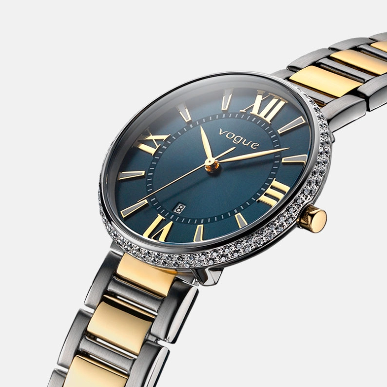 ΡΟΛΟΙ VOGUE  2020612261 VOGUE Two Tone Stainless Steel Bracelet