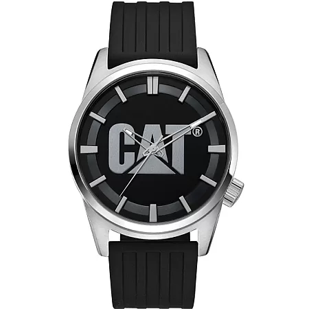 ΡΟΛΟΙ CATERPILLAR  YV14021122 CATERPILLAR Icon Black Rubber Strap