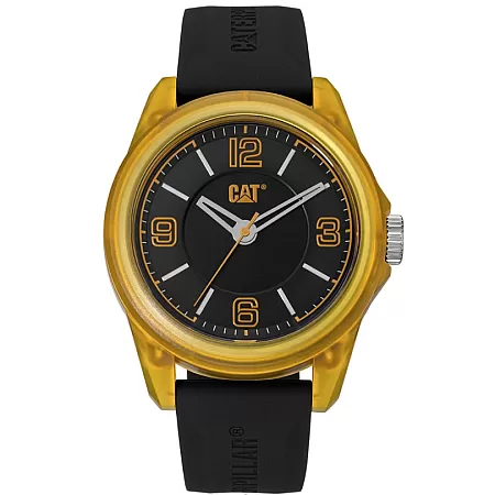 ΡΟΛΟΙ CATERPILLAR  LN17021137 CATERPILLAR Landscape Black Rubber Strap