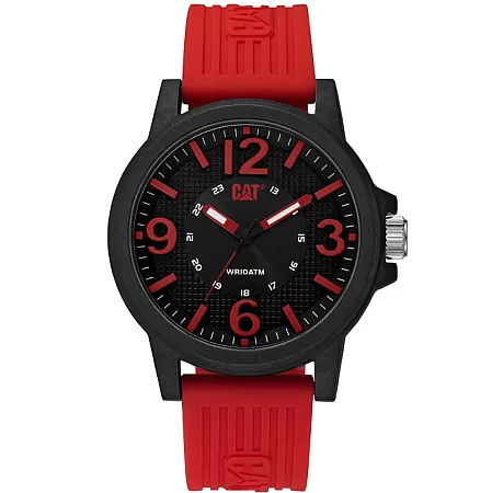 ΡΟΛΟΙ CATERPILLAR   LF11128138 CATERPILLAR Groovy Red Rubber Strap