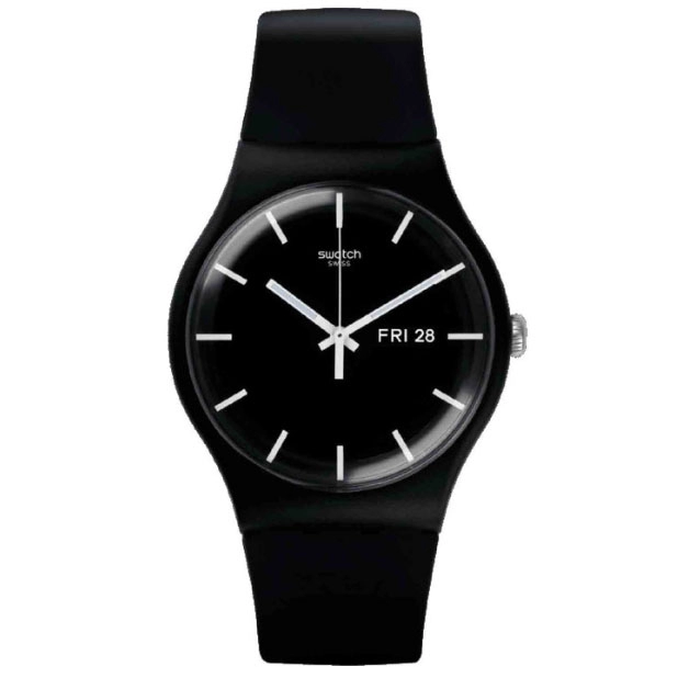 ΡΟΛΟΙ SWATCH SO29B704 SWATCH Mono Black Black Biosourced Strap