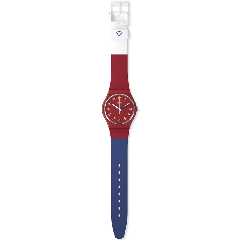 ΡΟΛΟΙ SWATCH SO28R112 SWATCH Color Bloco Multicolor Silicone Strap