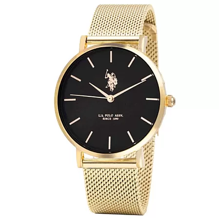 ΡΟΛΟΙ U.S. POLO  USP8150BK U.S.POLO Emily Gold Stainless Steel Bracelet