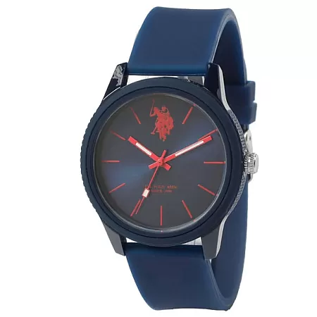ΡΟΛΟΙ U.S. POLO  USP7083RD U.S.POLO Michael Blue Silicone Strap